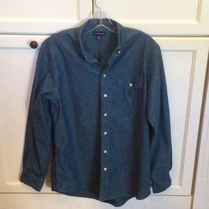 NWOT Mens Med Tall Button Down 15-15.5 neck